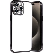 HemenGo BZS7896 iPhone 15 Pro Max Razer Lensli Silikon - Siyah HMNG8632