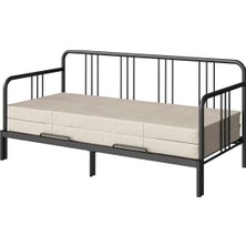 Hobiurun Divan, Siyah, 80X200 Cm, Ekstra Sert