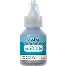 TeknoKapsül Brother BT5000C Cyan Mavi 5.000 Sayfa Şişe Mürekkep DCP-T300-310-500-510-700-710 MFC-T800-810