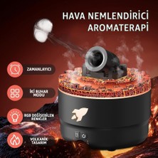 Margo Toys Volkanik Lav Efektli Topçu Tasarım Aromaterapi Hava Nemlendirici