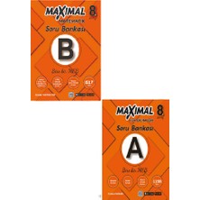 Artı Zeka Yayınları 8. Sınıf Maximal Matematik (B) + Fen Bilimleri (A) Soru Bankası