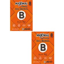 Artı Zeka Yayınları 8. Sınıf Maximal Türkçe (B) Soru Bankası + Matematik (B) Soru Bankası