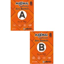 Artı Zeka Yayınları 8. Sınıf Maximal Matematik (A) + Fen Bilimleri (B) Soru Bankası