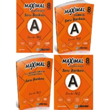Artı Zeka Yayınları 8. Sınıf Maximal Türkçe (A) + Matematik (A) + Fen Bilimleri (A) + Inkılap Tarihi Soru Bankası
