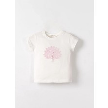 Nk Tavus Kuşu Tshirt 31626 Ekru Lila
