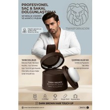 Transformacion Koyu Kahve Saç Sakal Kapatıcı  Krem Pudra Seyreklik Giderici Dolgunlaştırıcı Hair Touch Up Dark Brown 723609
