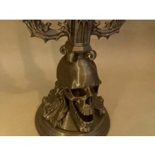 Belirtilmemiş Gothic Kurukafalı Dekoratif Şamdan