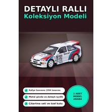Techora Sale 1/64 Metal Ford Escort Rs Cosworth Wrc 1994 Sanremo Maketi - Koleksiyonluk Model BX-313345