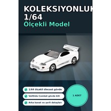 Semel Veilside Combat Beyaz 1/64 Diecast Toyota Supra Model Araba - Mini Koleksiyonluk BX-313383