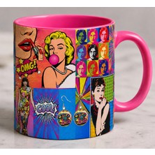 Aion Casa Aıon Casa Pop Art Eğlenceli Kupa Bardak