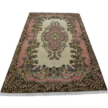 Kilim Antik El Dokuma Burdur Çiçekli Yün Halı 1685 - Yeni - Çok Renkli
