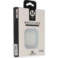 TeknoKapsül Movenchy Apple Watch 45MM Bondy Kasa Koruyucu - Sierra Blue