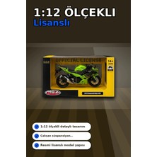 Techora Sale Detaylı 1/12 2023 Kawasaki Ninja 400 Motosiklet - Koleksiyonluk Tekli Paket BX-313415