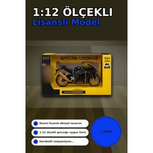Mercora Tech Spor Motosiklet Modeli 1/12 Ölçekli - Honda CBR1000RR R Fireblade Minyatür, Koleksiyonluk BX-3134
