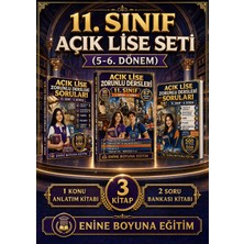 Enine Boyuna Eğitim 11. Sınıf Açık Lise Seti – 5. ve 6. Dönem Zorunlu Dersler | 3 Kitap