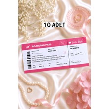 Metranya Bekarlığa Veda Partisi Uçak Bileti, 10 Adet Eğlenceli Nedime Uçak Bileti, Bride To Be Davetiyesi, Nedime Quiz Testleri, Etkinlik Kartları, Gelin Düğün Öncesi Eğlenceli Hatıra Kartı, Parti Davetiyesi