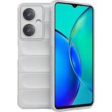 TeknoKapsül Newface Vivo Y27 Kılıf Optimum Silikon - Krem