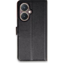TeknoKapsül Newface Vivo Y27 Kılıf Trend S Plus Kapaklı Kılıf - Siyah