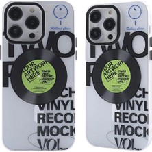Marsilyan™- Apple Iphone 14 Pro Kılıf Apollo Magneticsafe Desenli Kapak - Apollo Şeffaf - 5