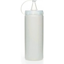 Marsilyan™- Şeffaf Kapaklı Sızdırmaz Yağlık Sosluk Şişesi Plastik Yağdanlık 400 ml AP-9028