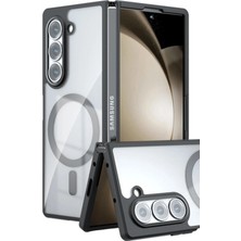 Marsilyan™- Samsung Galaxy Z Fold 5 Kılıf Blur Fold Magsafe Kapak - Siyah