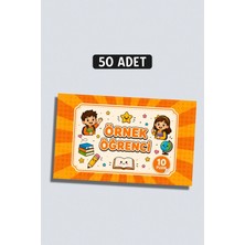 Metranya Örnek Öğrenci Başarı Kartı 50 Adet, Öğrenci Motivasyon Kartları Takdir Kartı Ödül Kartları Öğrenci Başarı Kartı Öğrenci Hediye Kartı Ders Çalışma Teşvik Kartı Çocuklar Için Motivasyon Kartı Seti