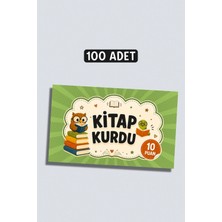Metranya Kitap Kurdu Başarı Kartı 100 Adet, Öğrenci Motivasyon Kartları Takdir Kartı Ödül Kartları Öğrenci Başarı Kartı Öğrenci Hediye Kartı Ders Çalışma Teşvik Kartı Çocuklar Için Motivasyon Kartı Seti