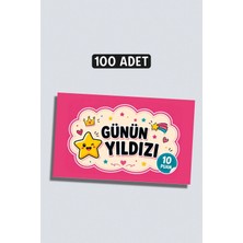 Metranya Günün Yıldızı Başarı Kartı 100 Adet, Öğrenci Motivasyon Kartları Takdir Kartı Ödül Kartları Öğrenci Başarı Kartı Öğrenci Hediye Kartı Ders Çalışma Teşvik Kartı Çocuklar Için Motivasyon Kartı Seti