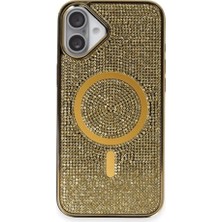 Marsilyan™-  Apple Iphone 16 Plus Kılıf Helen Magsafe Kapak - Gold