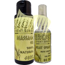 TeknoKapsül Eros Legent Erotikmasaj Yağı + Eros 30 ml Erkeklere Özel Geciktiricisprey