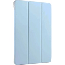 Marsilyan™- Samsung Galaxy X610 Tab S9 Fe Plus 12.4 Kılıf Tablet Smart Kılıf - Mavi