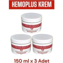 TeknoKapsül Hemoplus Rahatlatma Bakım Kremi 150 ml x 3 Adet