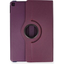 Marsilyan™- Apple Ipad Pro 13 (2024) Kılıf 360 Tablet Deri Kılıf - Mürdüm