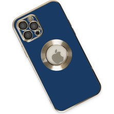 Techora Sale Mey Ithalat®   iPhone 12 Pro Max Kılıf Store Silikon - Mavi