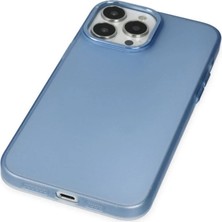 Techora Sale Mey Ithalat®   iPhone 14 Pro Max Kılıf Modos Metal Kapak - Mavi
