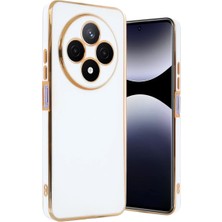 Techora Sale Mey Ithalat®   Redmi 14C Kılıf Volet Silikon - Beyaz