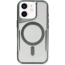 Techora Sale Mey Ithalat®   iPhone 11 Kılıf Boyi Magsafe Silikon Kapak - Yeşil
