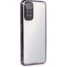 Techora Sale Mey Ithalat®   Redmi Note 11 Kılıf  Lensli Silikon - Mor
