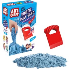 Marsilyan™- 03686 , Aksesuarlı Mavi Kinetik Oyun Kumu 500 gr