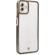 Techora Sale Mey Ithalat®  Samsung Galaxy A04 Kılıf Liva Lens Silikon - Siyah