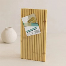 Herşey Trend Bambu Servis Sunum Tahtası 17X39X1.5 cm - Çift Taraflı Düz & Kanallı