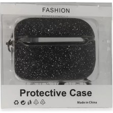 TeknoKapsül Newface Apple Airpods Pro (1.nesil) Spell Simli Kılıf - Siyah
