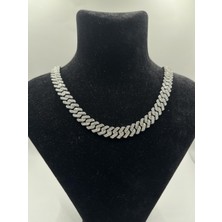 AG23 Tasarım Sade Zarif Şık Chain Kolye Silver