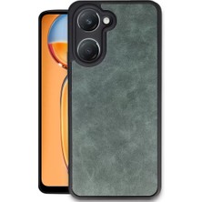 TeknoKapsül Newface Vivo Y18 Kılıf Aras Deri Kapak - Koyu Yeşil
