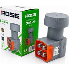 Senson 4lü Uydu Lnb Unıversal Quad 4K Ultra Hd -  3D - 0.1db RG-400 (5224)