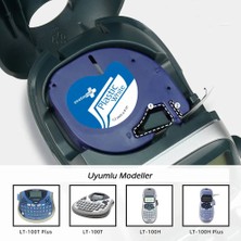 Dymo Muadili Ecotagplus Şerit Etiket Plastik Beyaz 12 mm x 4 mt