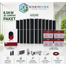 8.5kw Comfort Jel Güneş Enerji Sistemi Paketi