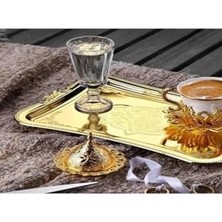 TeknoKapsül Tiryaki Damat Sunum Seti, Gold, Kahve Fincanı