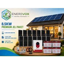 8.5kw Premium Jel Güneş Enerji Sistemi Paketi
