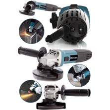1001 Alman 2600 W Professional 6 Kademe Devir Ayarlı Avuç Içi Taşlama Makinesi 125MM